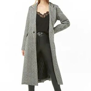 Longline Tweed Coat